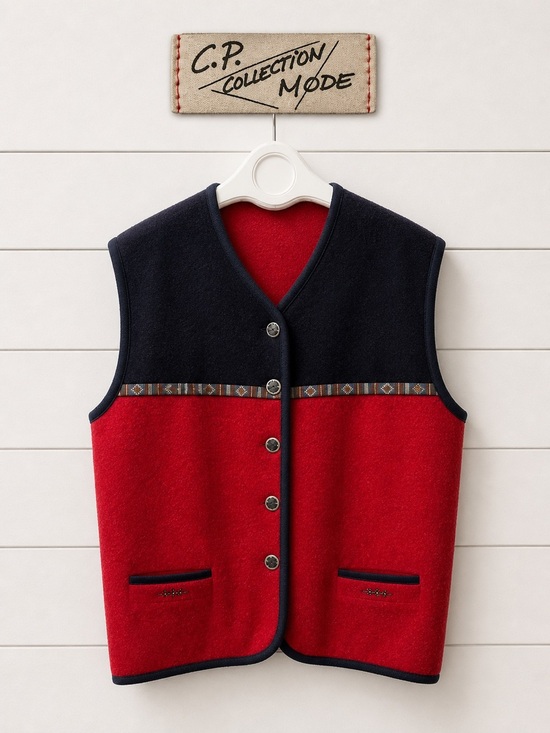 C.P collection mode Jackets & Blazers - Vintage C.P. Collection Mode Wool Vest – Size 2X
